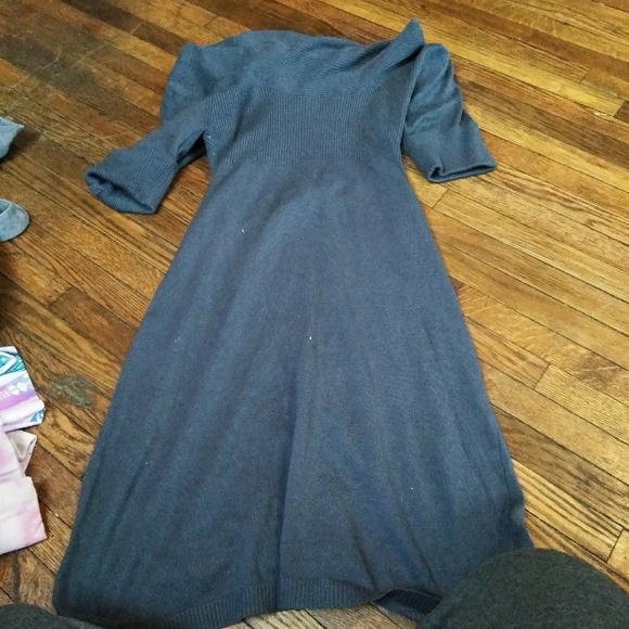 Gray Sweater Dress - Picture 3 of 3